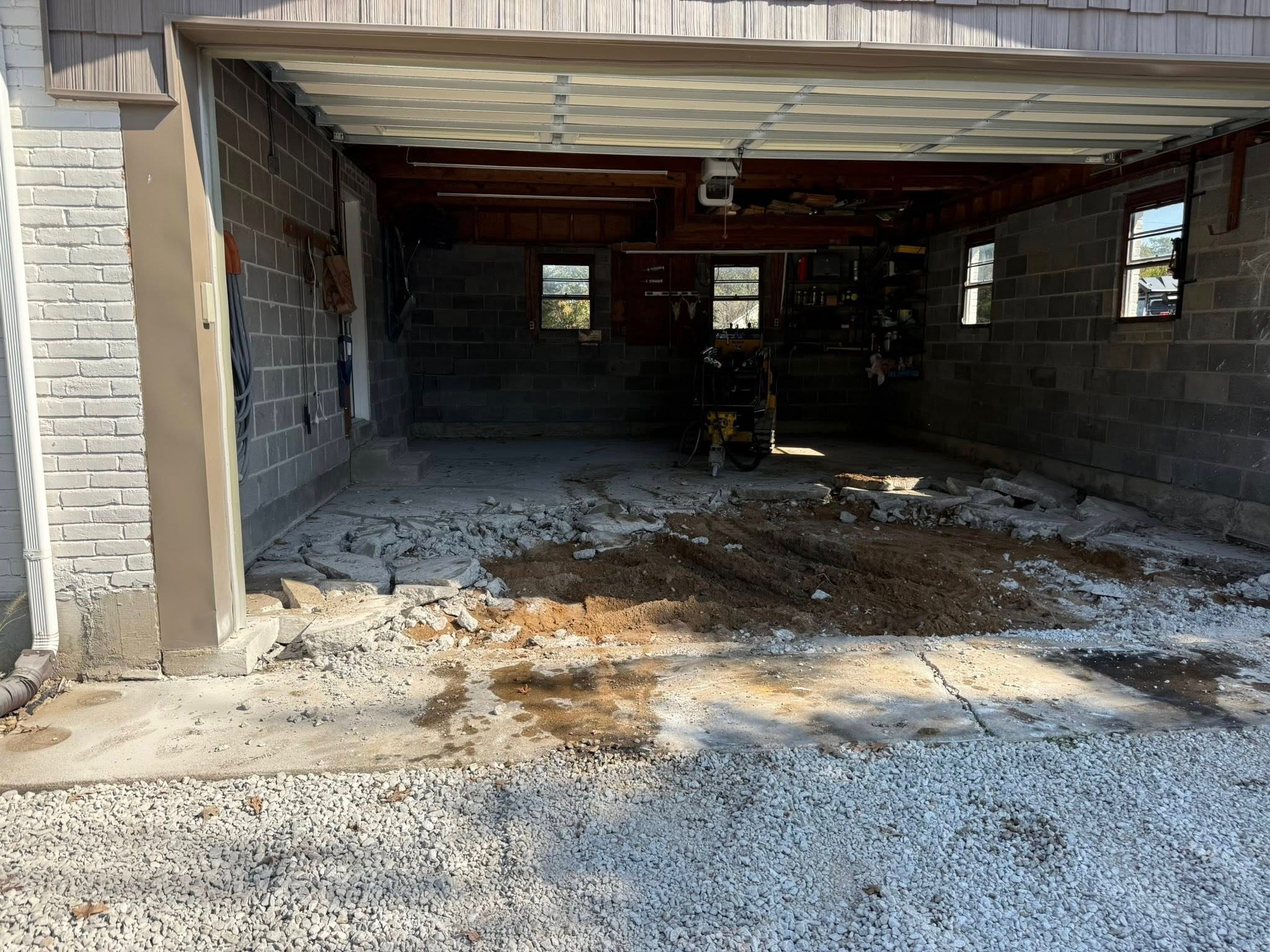 Before: original concrete prior to True Form work