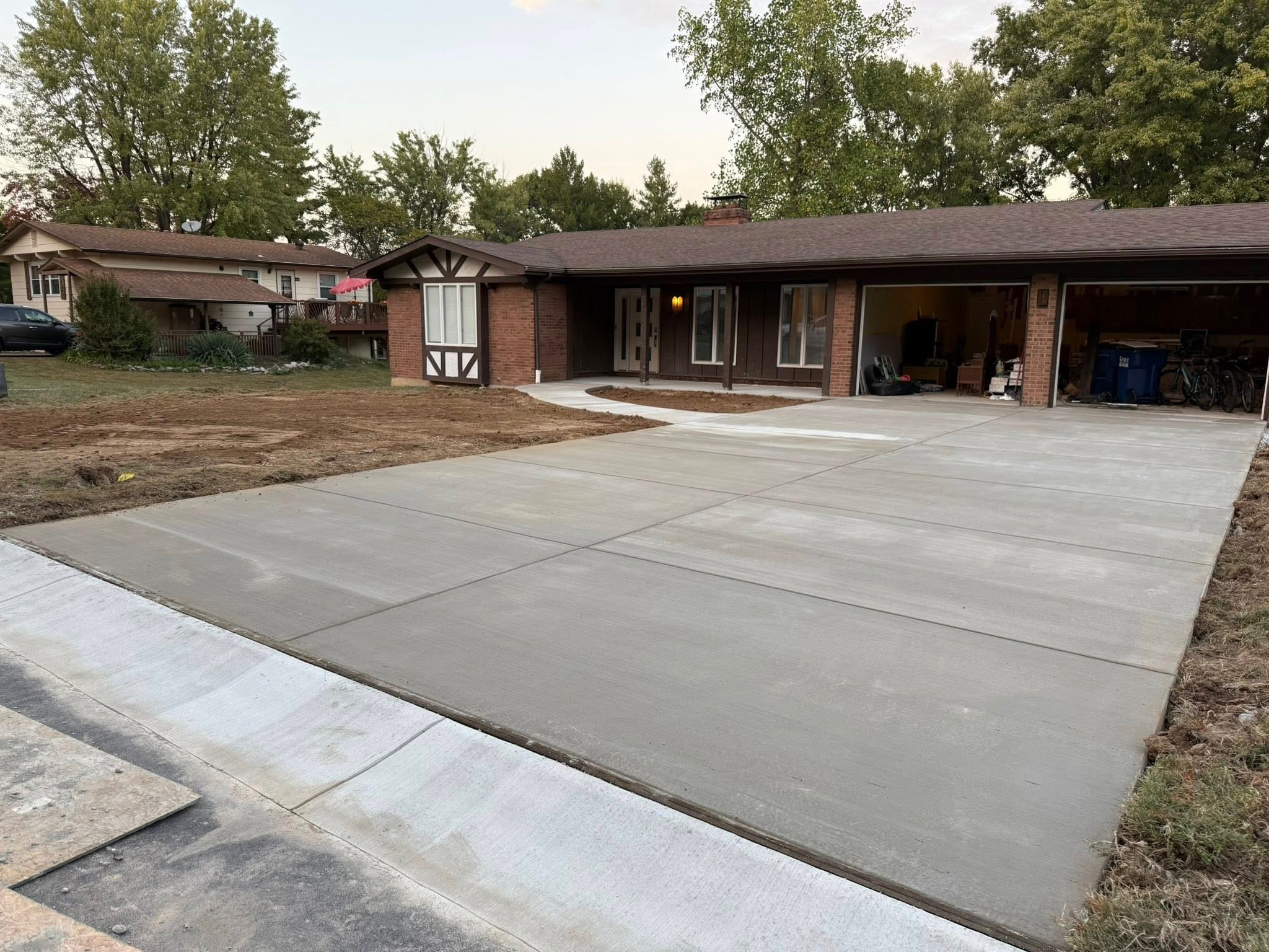 After: Front Walk + Retaining Wall by True Form Concrete