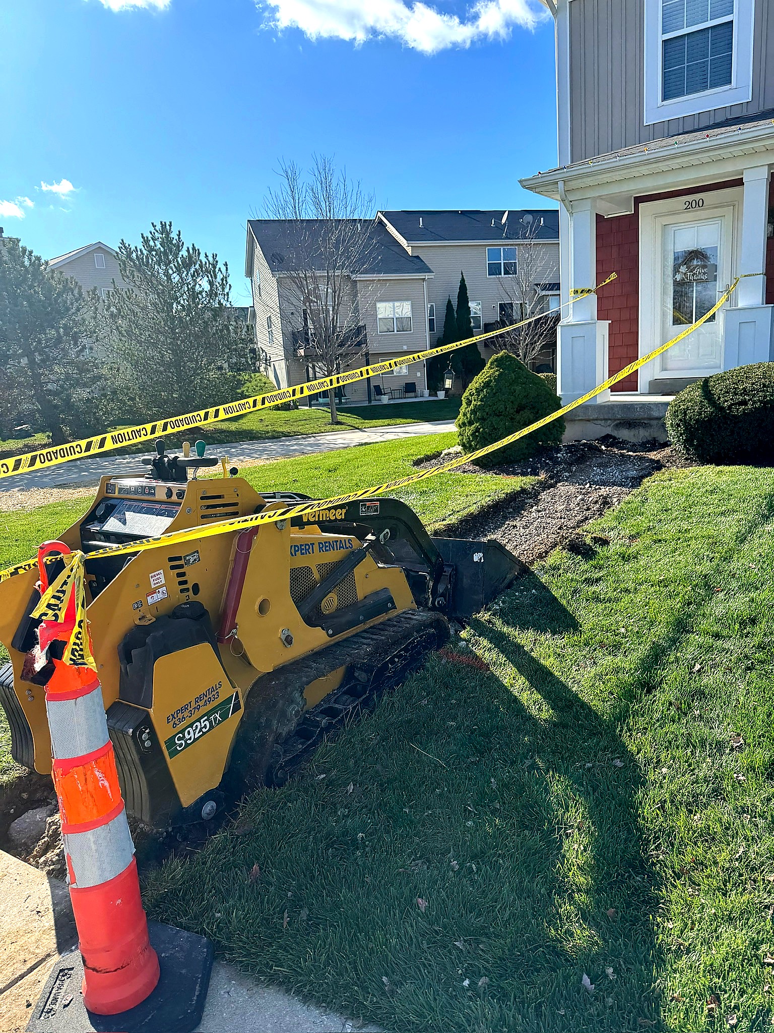 True Form Concrete site preparation with skid steer equipment